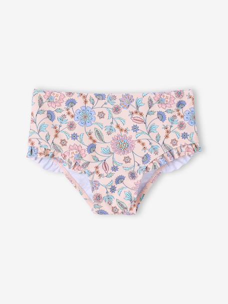 Maillot 2 pièces bain fille anti UV rose nude 4 - vertbaudet enfant 