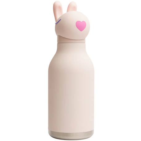 Gourde isotherme bestie lapin rose (460 ml) Rose, violet 1 - vertbaudet enfant 