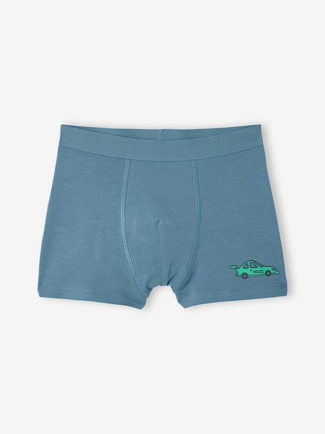 Lot 5 boxers garçon circuit écru 5 - vertbaudet enfant 