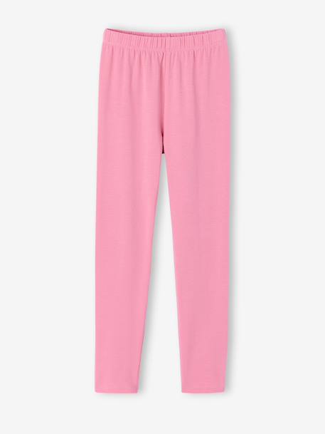 Lot de 2 leggings fille Basics anthracite+écru+gris chiné+noir+lot gris anthracite + bleu mar 7 - vertbaudet enfant 