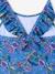 Maillot de bain fille 1 pièce bleu 3 - vertbaudet enfant 