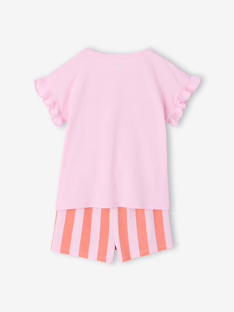 Lot 2 pyjashorts manches courtes fille rose 3 - vertbaudet enfant 