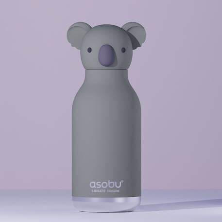 Gourde isotherme bestie koala (460 ml) Vert, marron 2 - vertbaudet enfant 