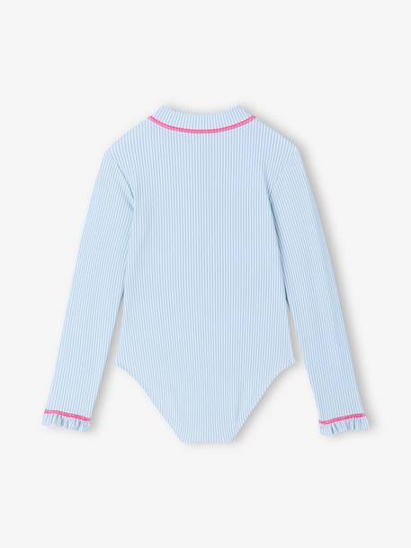 Combinaison de bain fille anti-uv vert d'eau 4 - vertbaudet enfant 