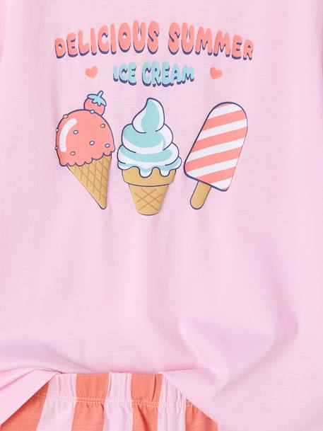 Lot 2 pyjashorts manches courtes fille rose 5 - vertbaudet enfant 