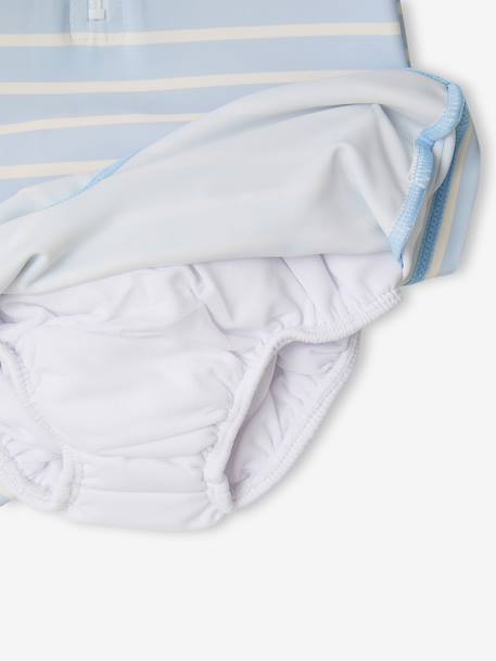 Combinaison anti-UV bébé couche intégrée bleu ciel 5 - vertbaudet enfant 