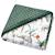 Couverture réversible en minky safari Gris+Vert 7 - vertbaudet enfant 