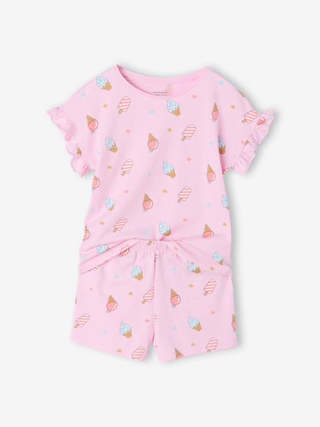 Lot 2 pyjashorts manches courtes fille rose 7 - vertbaudet enfant 