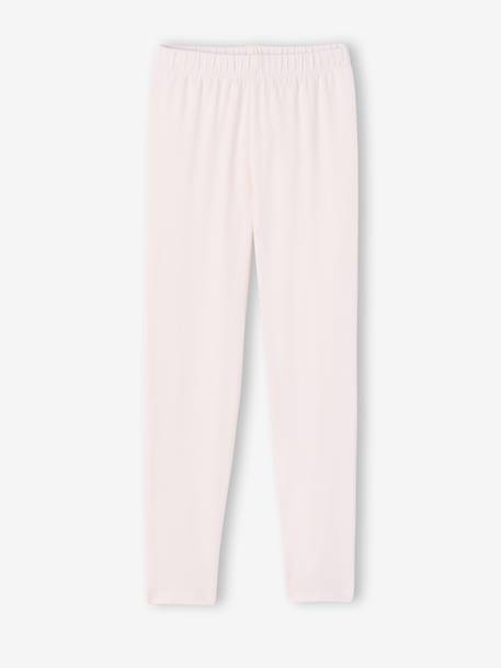 Lot de 2 leggings fille Basics anthracite+écru+gris chiné+noir+lot gris anthracite + bleu mar 8 - vertbaudet enfant 