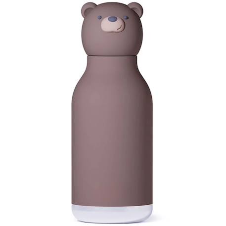 Gourde isotherme bestie ours brun (460 ml) Marron, noir 1 - vertbaudet enfant 