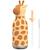Gourde isotherme bestie girafe (460 ml) Orange, beige, noir 2 - vertbaudet enfant 