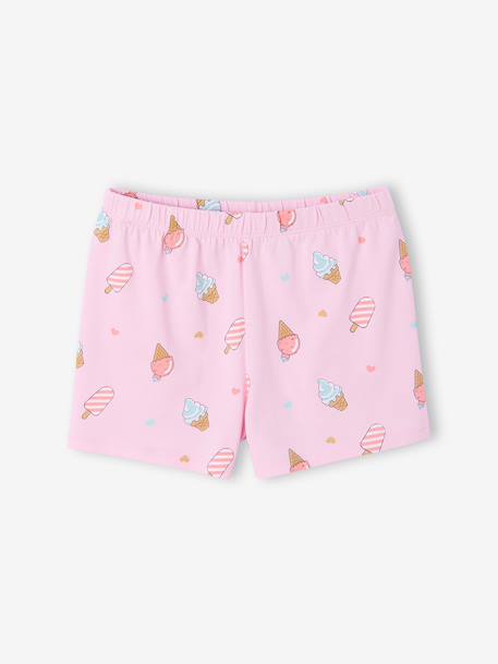 Lot 2 pyjashorts manches courtes fille rose 11 - vertbaudet enfant 