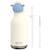 Gourde isotherme bestie mouton blanc (460 ml) Blanc, bleu 2 - vertbaudet enfant 