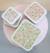 Lot de 4 boîtes à goûter fleurs Vert, rose, blanc 6 - vertbaudet enfant 