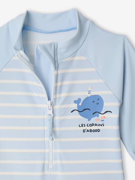 Combinaison anti-UV bébé couche intégrée bleu ciel 4 - vertbaudet enfant 