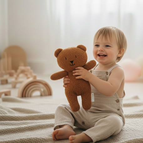 Poupée en tissu ours teddy ultra doux Brown 5 - vertbaudet enfant 