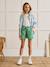Short  en gaze de coton biologique Chlorophyle+Jaune blanchi+Vert mousse 5 - vertbaudet enfant 