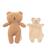 Poupée en tissu ours teddy ultra doux Light brown 1 - vertbaudet enfant 