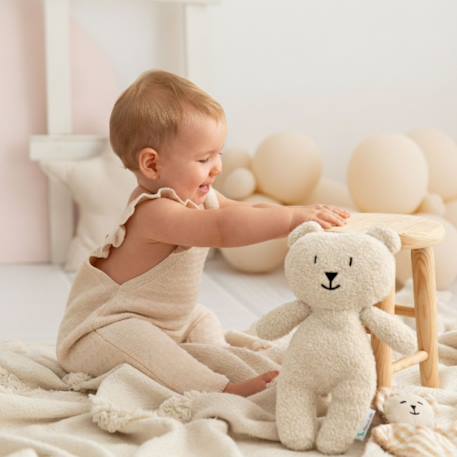 Poupée en tissu ours teddy ultra doux White 5 - vertbaudet enfant 