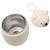 Boîte repas isotherme bestie ours blanc (600 ml) Ecru, noir 5 - vertbaudet enfant 