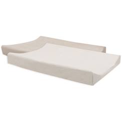 Puériculture-Lot de 2 housses de matelas à langer
