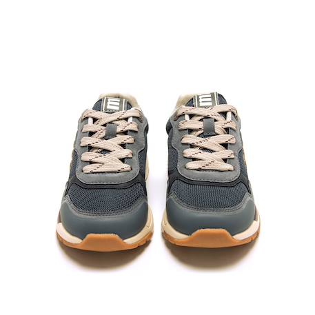 Sneakers garçon textile lacets Bleu – bleu clair+Blue 11 - vertbaudet enfant 