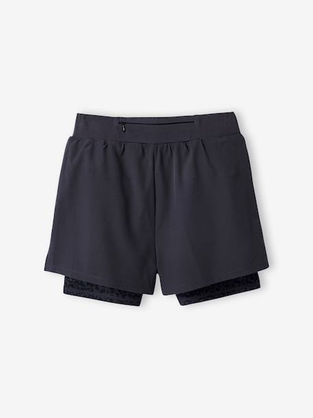Short sport fille noir 2 - vertbaudet enfant 