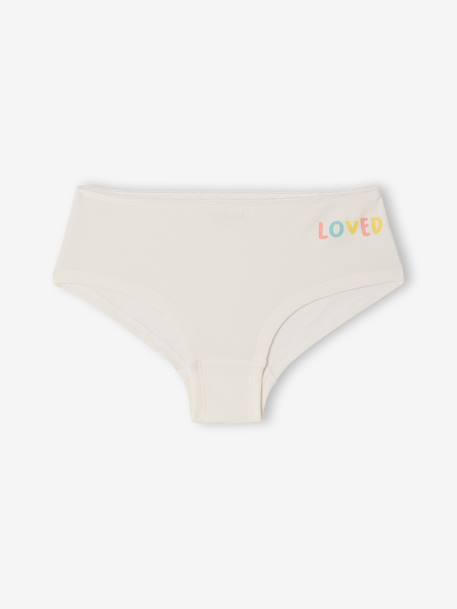 Lot 7 shorties basics rose 2 - vertbaudet enfant 