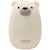 Boîte repas isotherme bestie ours blanc (600 ml) Ecru, noir 1 - vertbaudet enfant 