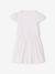 Robe patineuse fille bi-matière blanc 3 - vertbaudet enfant 