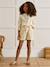 Short fille en gaze de coton biologique Chlorophyle+Jaune blanchi+Vert mousse 10 - vertbaudet enfant 