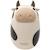 Boîte repas isotherme bestie vache (600 ml) Ecru, noir 1 - vertbaudet enfant 