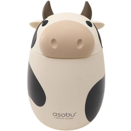 Boîte repas isotherme bestie Ecru, noir 1 - vertbaudet enfant 