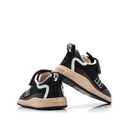 Sneakers garçon textile lacets- fermeture adhésive barefoot Black+bleu foncé–turquoise+Noir-gris 15 - vertbaudet enfant 