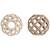 Lot de 2 balles de préhension vieux rose-warm linen Marron, écru+Rose, écru 1 - vertbaudet enfant 