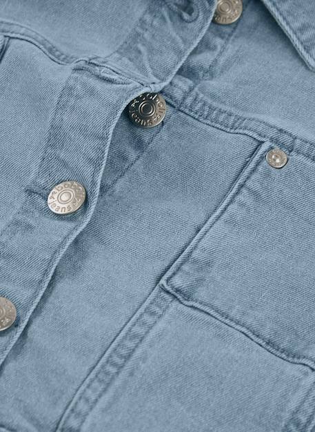 Veste en jean fille coton délavé Bleu 3 - vertbaudet enfant 