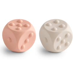 Jouet-Premier âge-Lot de 2 balles sensorielles blush-shifting sands