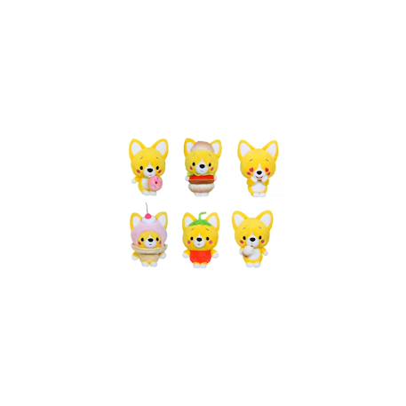 Peluche - peluche little corgi cuties 20 cm : chien corgi - fraise Jaune 3 - vertbaudet enfant 