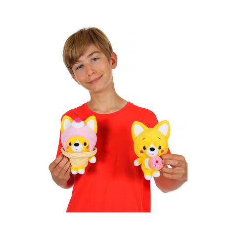 Peluche - peluche little corgi cuties 20 cm :  chien corgi - glace Jaune 6 - vertbaudet enfant 