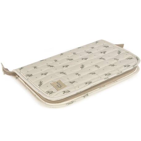 Protège carnet de santé mimosa vert Ecru, vert 2 - vertbaudet enfant 