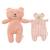 Poupée en tissu ours teddy ultra doux Pink 1 - vertbaudet enfant 