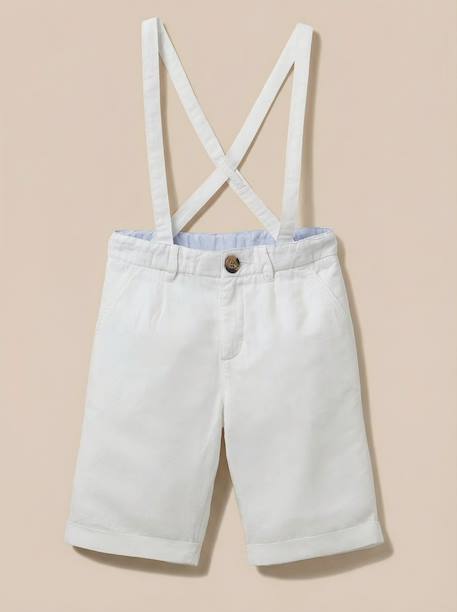 Garçon-Short-Bermuda lin/coton garçon - collection fêtes et mariages