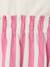 Robe fille effet 2 en 1 écru+indigo+rayé rose+rose pâle 16 - vertbaudet enfant 