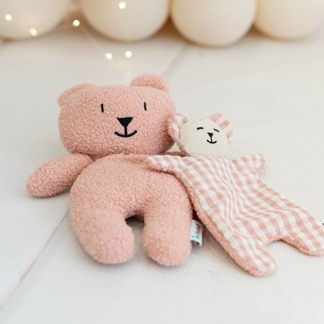 Poupée en tissu ours teddy ultra doux Pink 6 - vertbaudet enfant 
