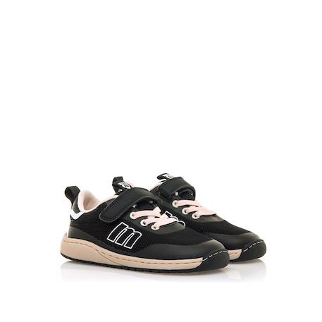 Sneakers garçon textile lacets- fermeture adhésive barefoot Black+bleu foncé–turquoise+Noir-gris 17 - vertbaudet enfant 