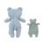 Poupée en tissu ours teddy ultra doux Blue 2 - vertbaudet enfant 
