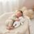 Poupée en tissu ours teddy ultra doux White and green mint 3 - vertbaudet enfant 