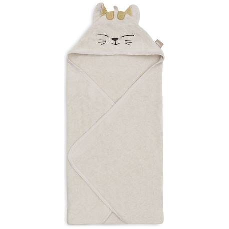 Cape de bain Ecru, noir, jaune 1 - vertbaudet enfant 