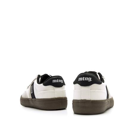 Sneakers garçon synthétique lacets Blanc noir 3 - vertbaudet enfant 