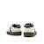 Sneakers garçon synthétique lacets Blanc noir 3 - vertbaudet enfant 
